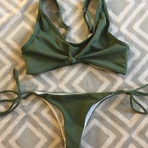 Olive Zaful tie bikini